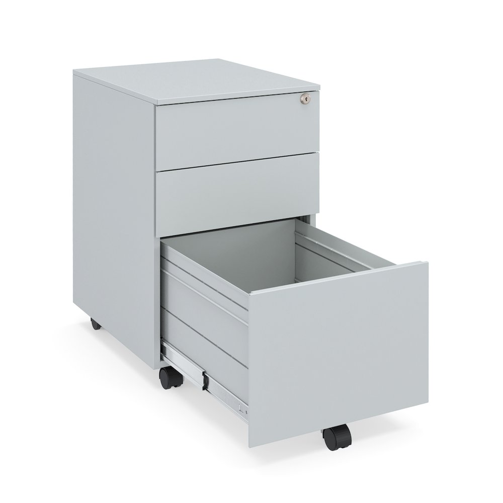 Ceha 2+1 Drawer Mobile File Cabinet with Lock. Picture 4