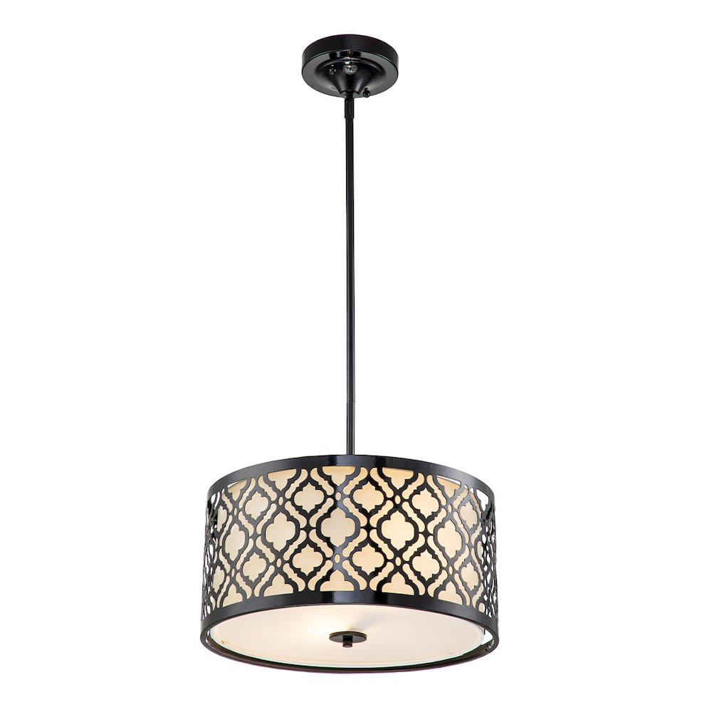 Arabella Pendant Medium in Black. Picture 1
