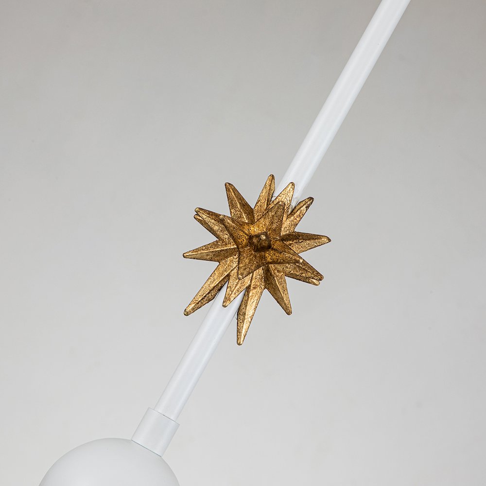 Etoile Small White Pendant. Picture 4