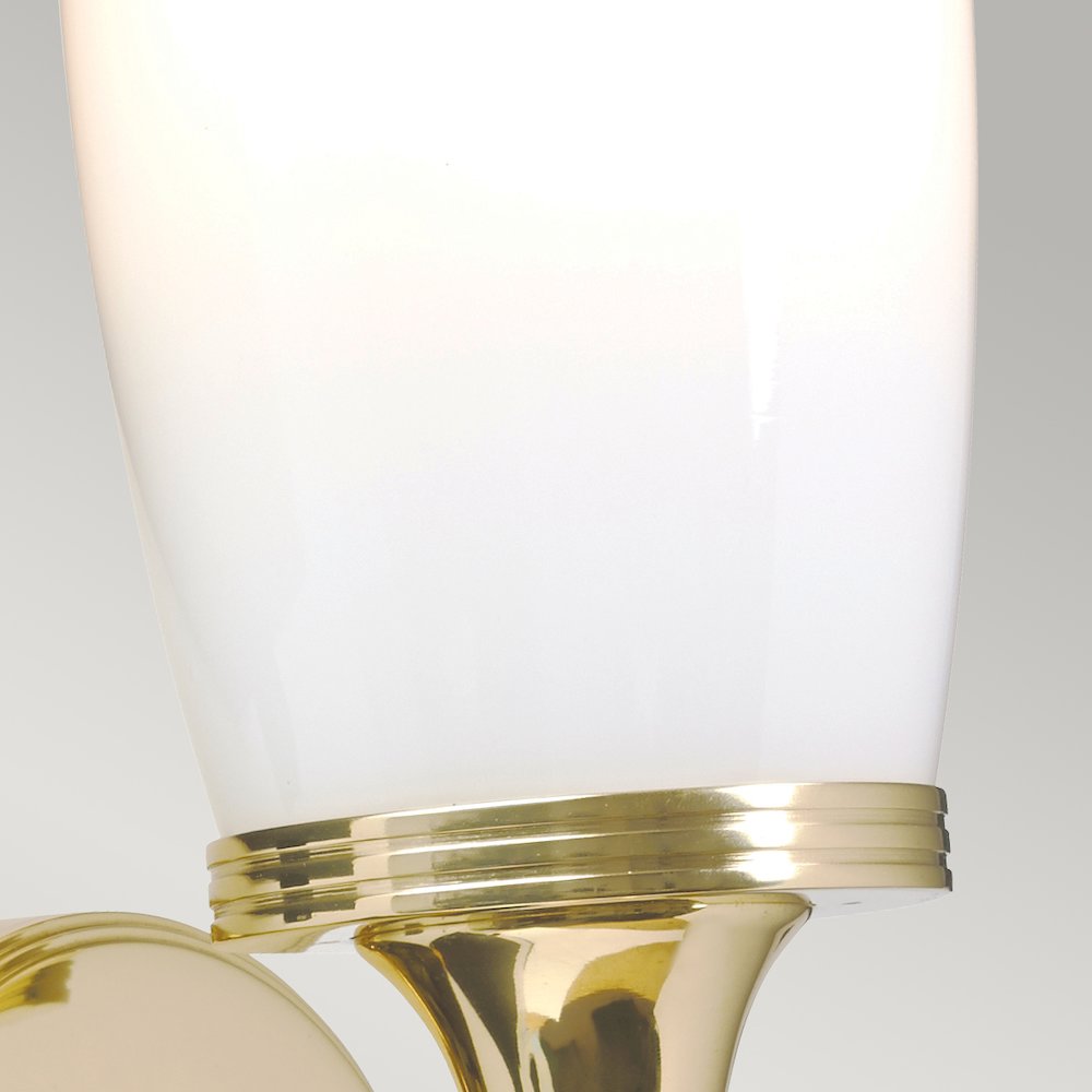 Eliot 1 Light Bath Light in Polished Brass. Picture 3