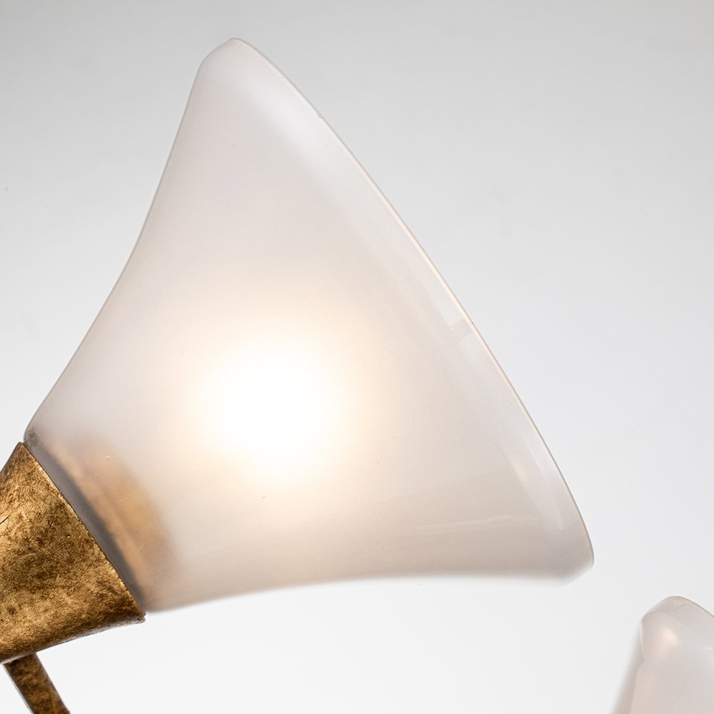 Lemoine 3 Light Bath Bar in Gold. Picture 4