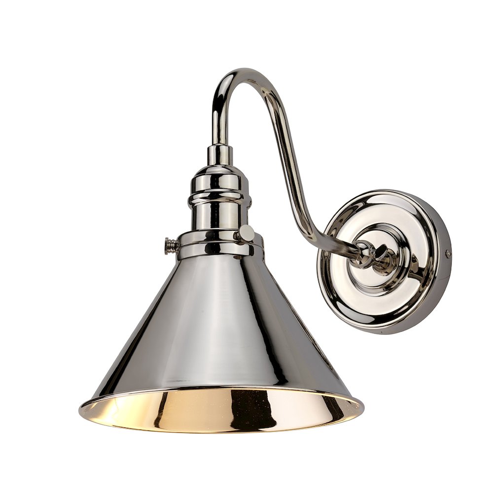 Provence Sconce Polished Nickel. Picture 1