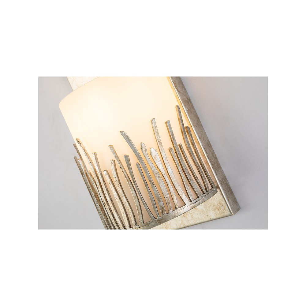 Sawgrass 1 Light Wall Sconce In Distressed Silver. Picture 3