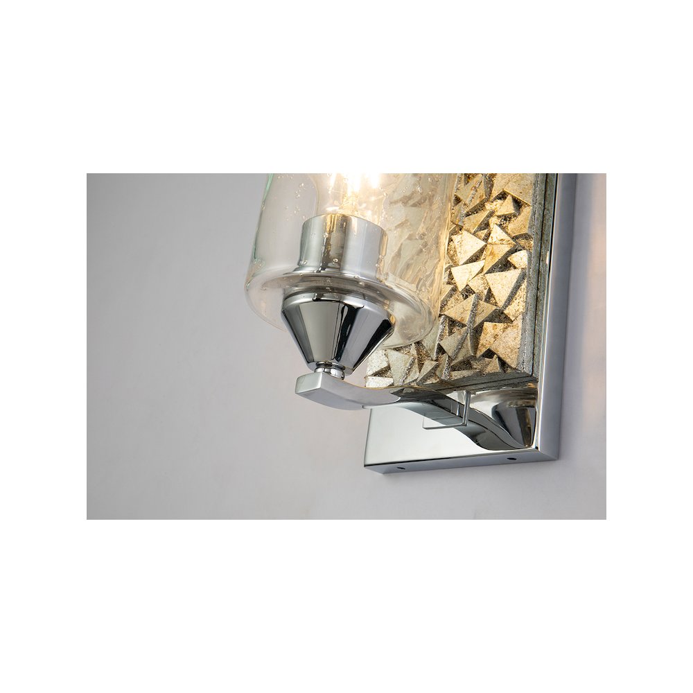 Bocage 1 Light Wall Sconce In Polished Chrome And Silver. Picture 2