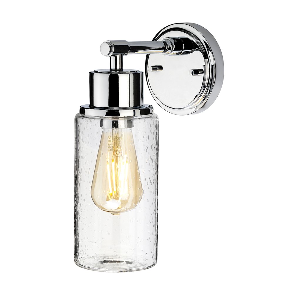 Morvah 1 Light Bath Light in Polished Chrome. Picture 1