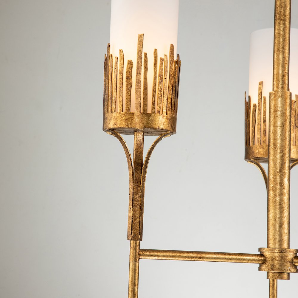Sawgrass 3 Lt Chandelier in Gold. Picture 5