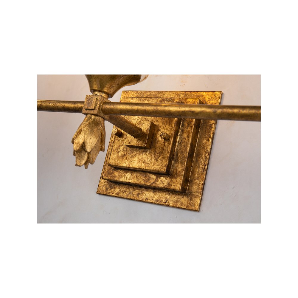 Vetiver 3 Light Vanity In Antique Gold. Picture 2