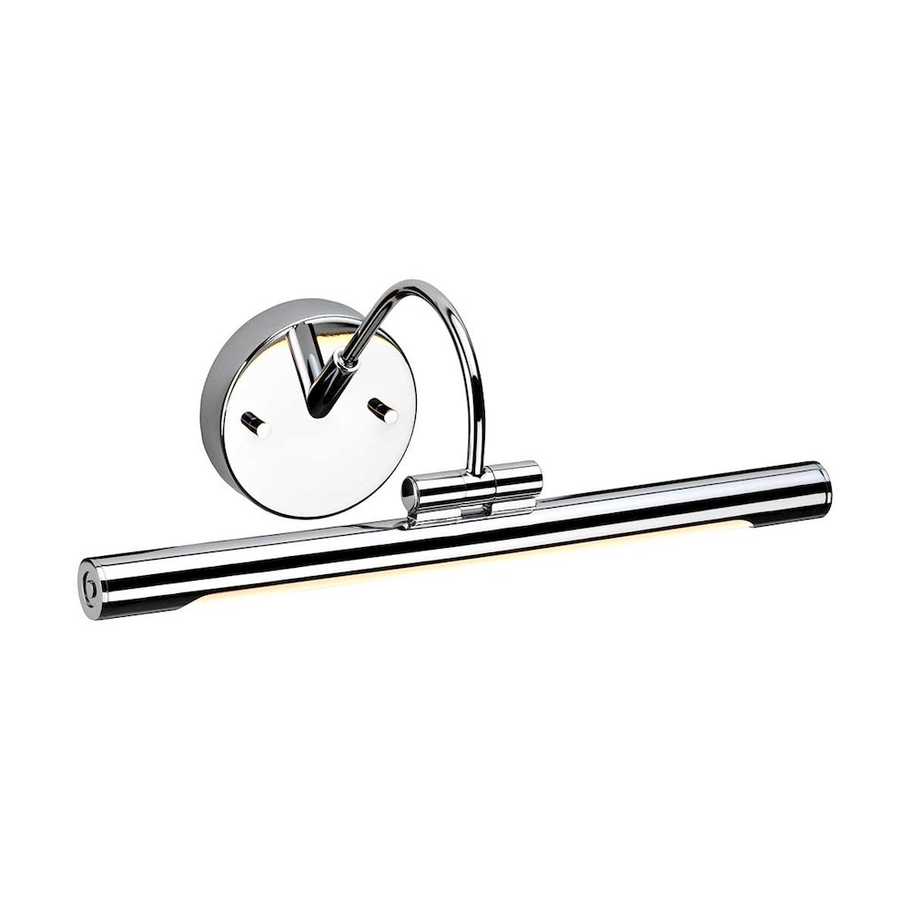 Alton Medium LED Picture Light Polished Chrome. Picture 1