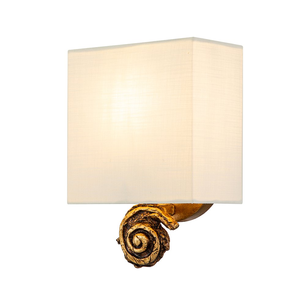 Swirl Small Sconce in Gold. Picture 1