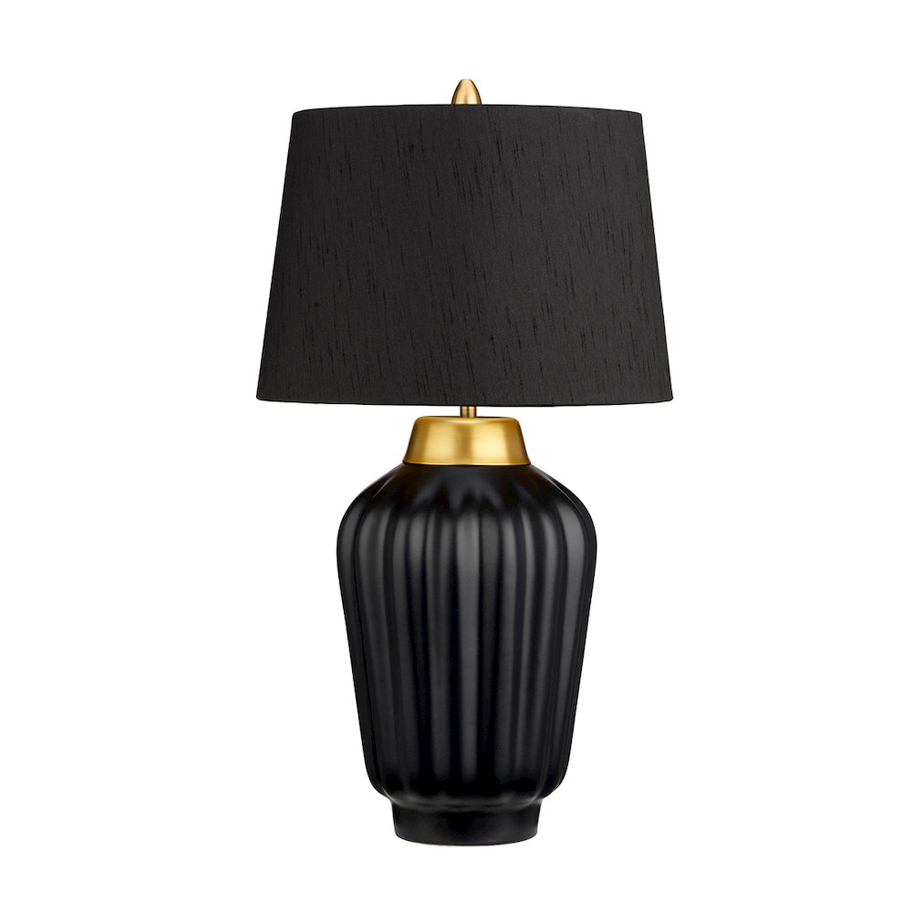 Bexley Table Lamp in Black and Brushed Brass. Picture 1