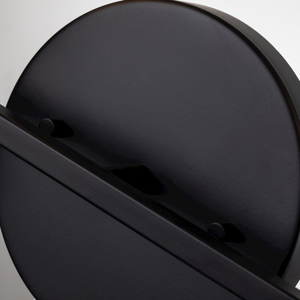 Bowtie 2 Light Bath Bar in Matte Black. Picture 3