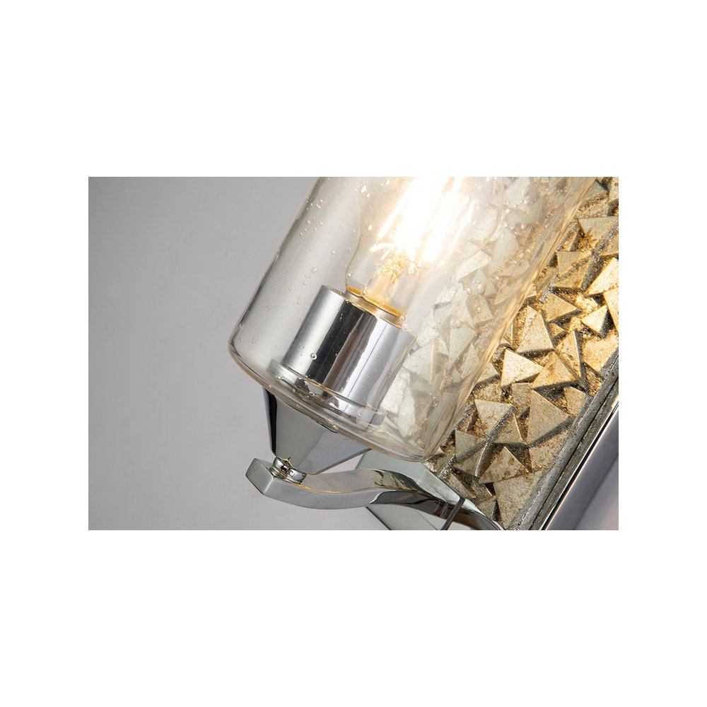 Bocage 1 Light Wall Sconce In Polished Chrome And Silver. Picture 4