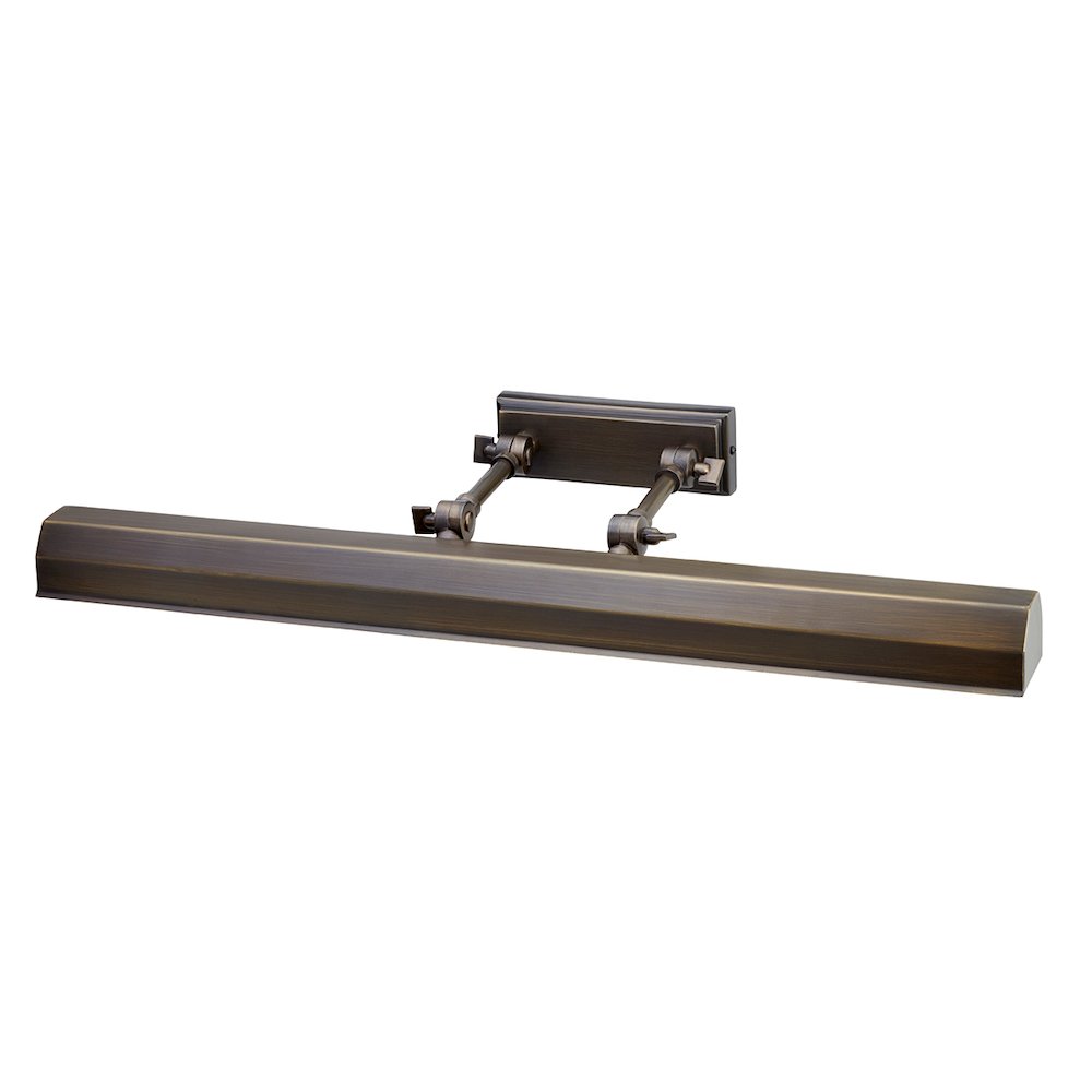 Chawton 2 Light Large Picture Light in Dark Bronze. Picture 1