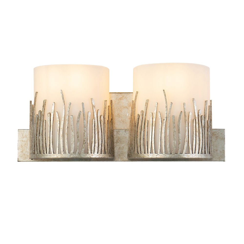 Sawgrass 2 Light Vanity In Distressed Silver. Picture 1