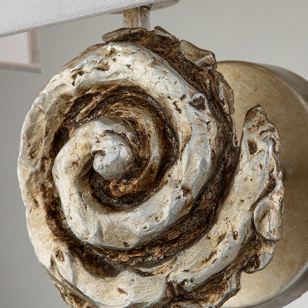 Swirl Small Sconce in Silver. Picture 4