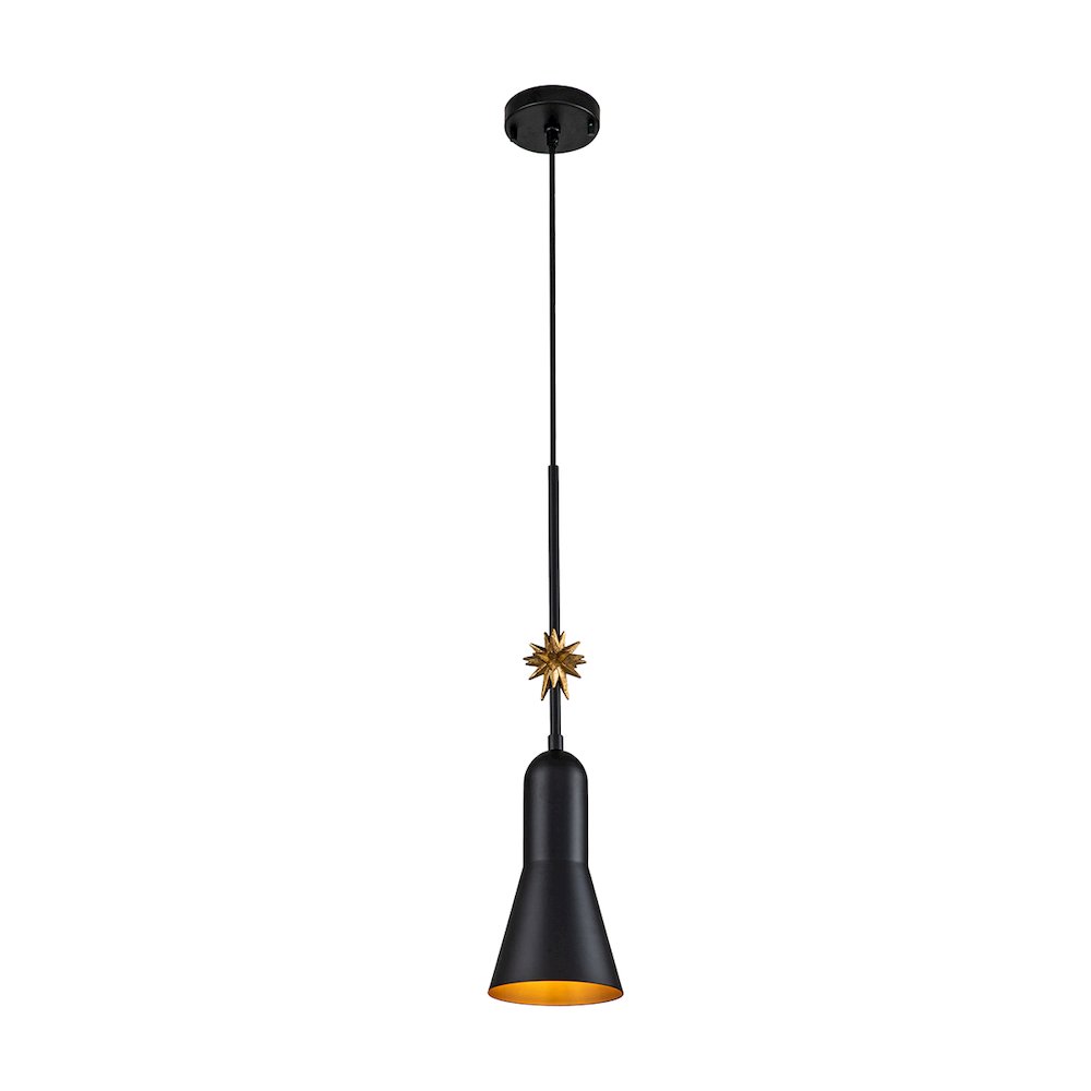 Etoile Small Black Pendant. Picture 1