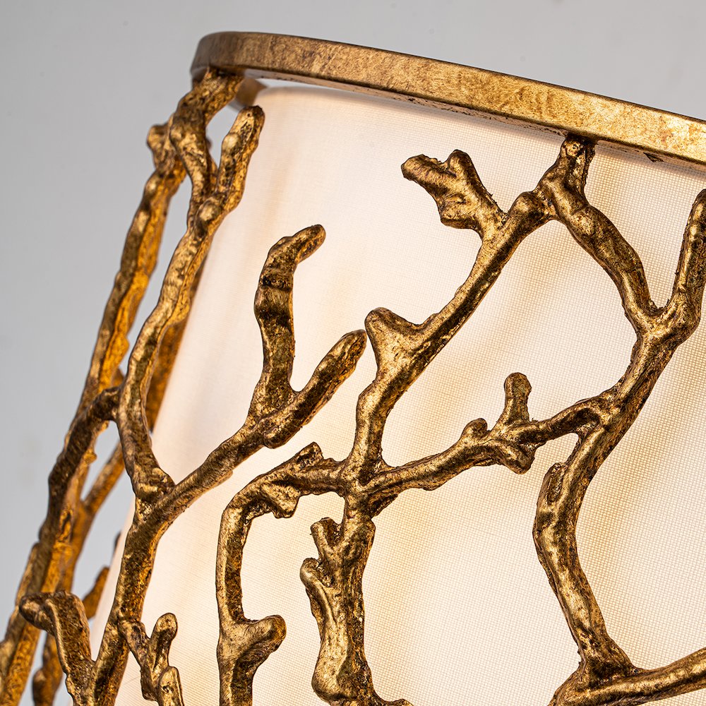 The Coral Chandelier in Gold Leaf. Picture 4