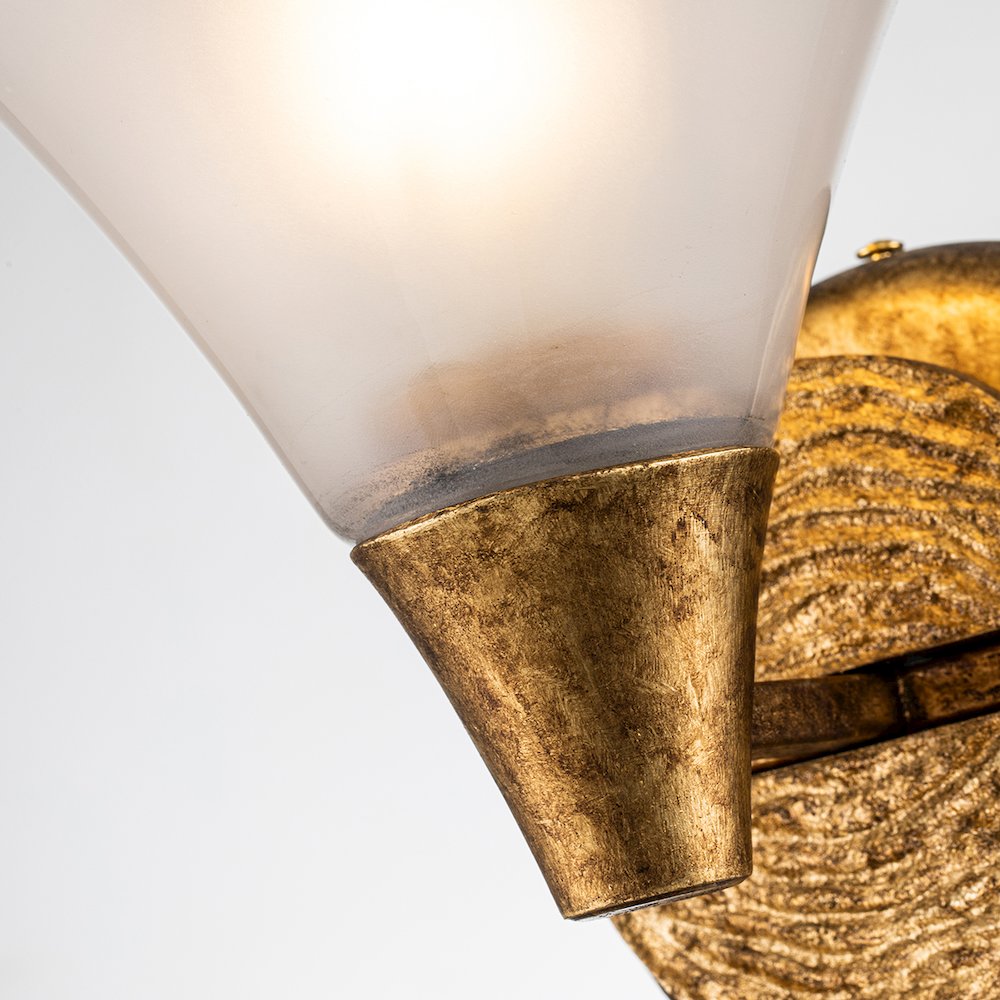 Lemoine 1 Light Bath Bar in Gold. Picture 3