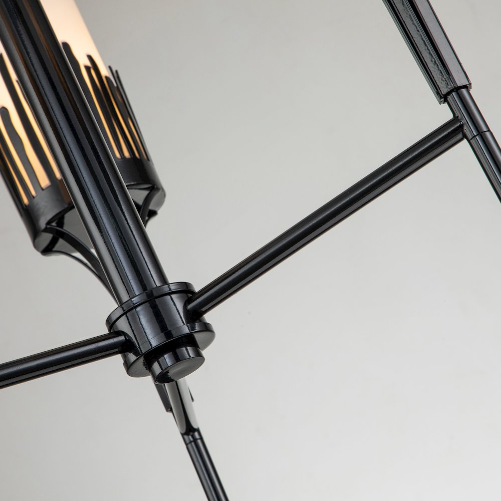 Sawgrass 3 Lt Chandelier in Black. Picture 7