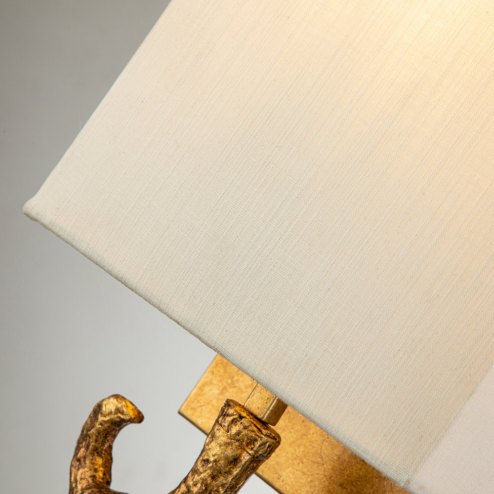 Swirl Large Sconce in Bone. Picture 4