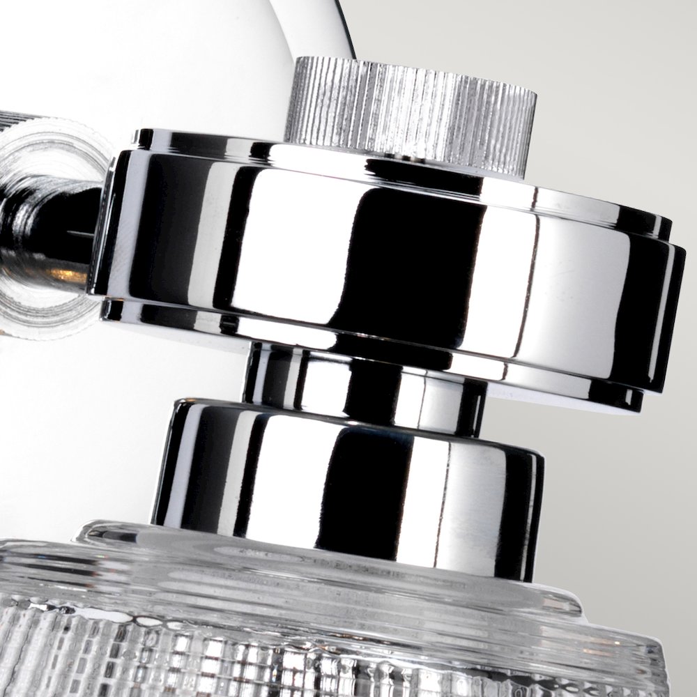 Gunnislake1 1 Light Bath Light in Polished Chrome. Picture 4