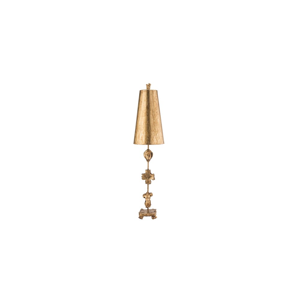 Fragment Distressed Gold Table Lamp By Lucas McKearn. Picture 1
