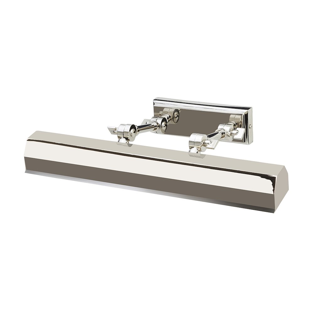 Chawton 1 Light Medium Picture Light in Polished Nickel. Picture 1