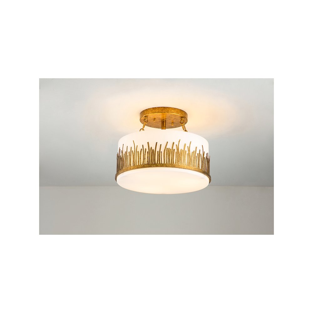 Sawgrass Semi-flush Light in Gold. Picture 2