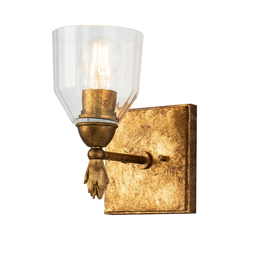 Felice 1 Light Wall Sconce In Gold. Picture 1