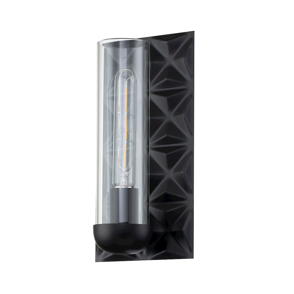 Alpha 1 Light Sconce in Matte Black. Picture 2