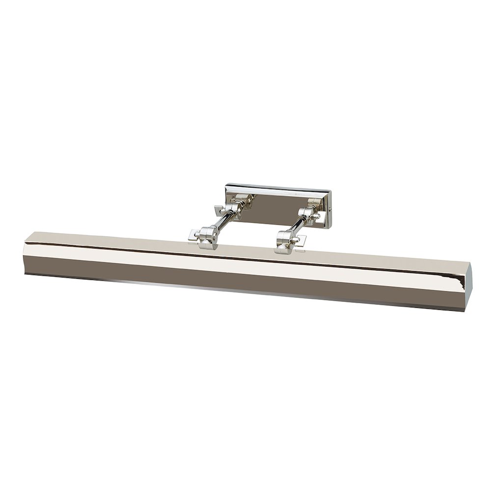 Chawton 2 Light Large Picture Light in Polished Nickel. Picture 1