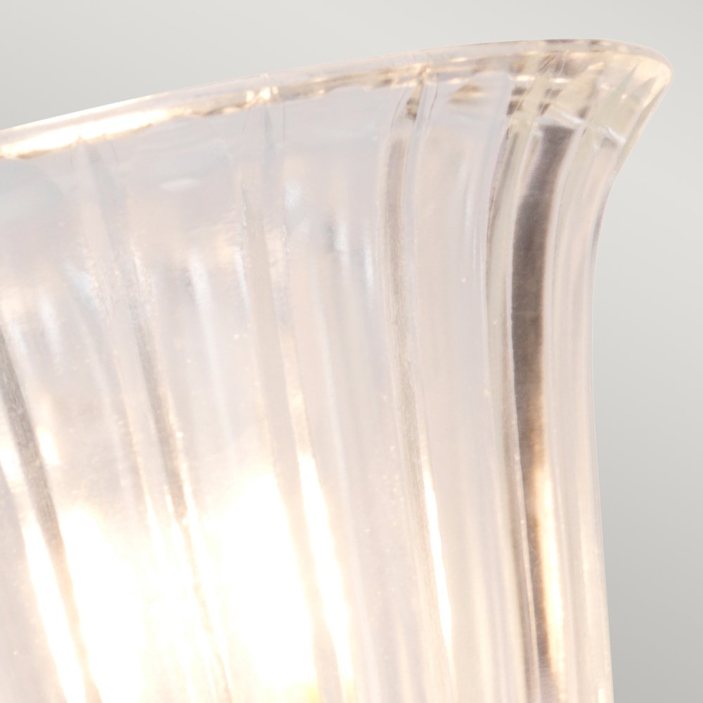 Carroll1 1 Light Bath Light in Polished Bronze. Picture 4