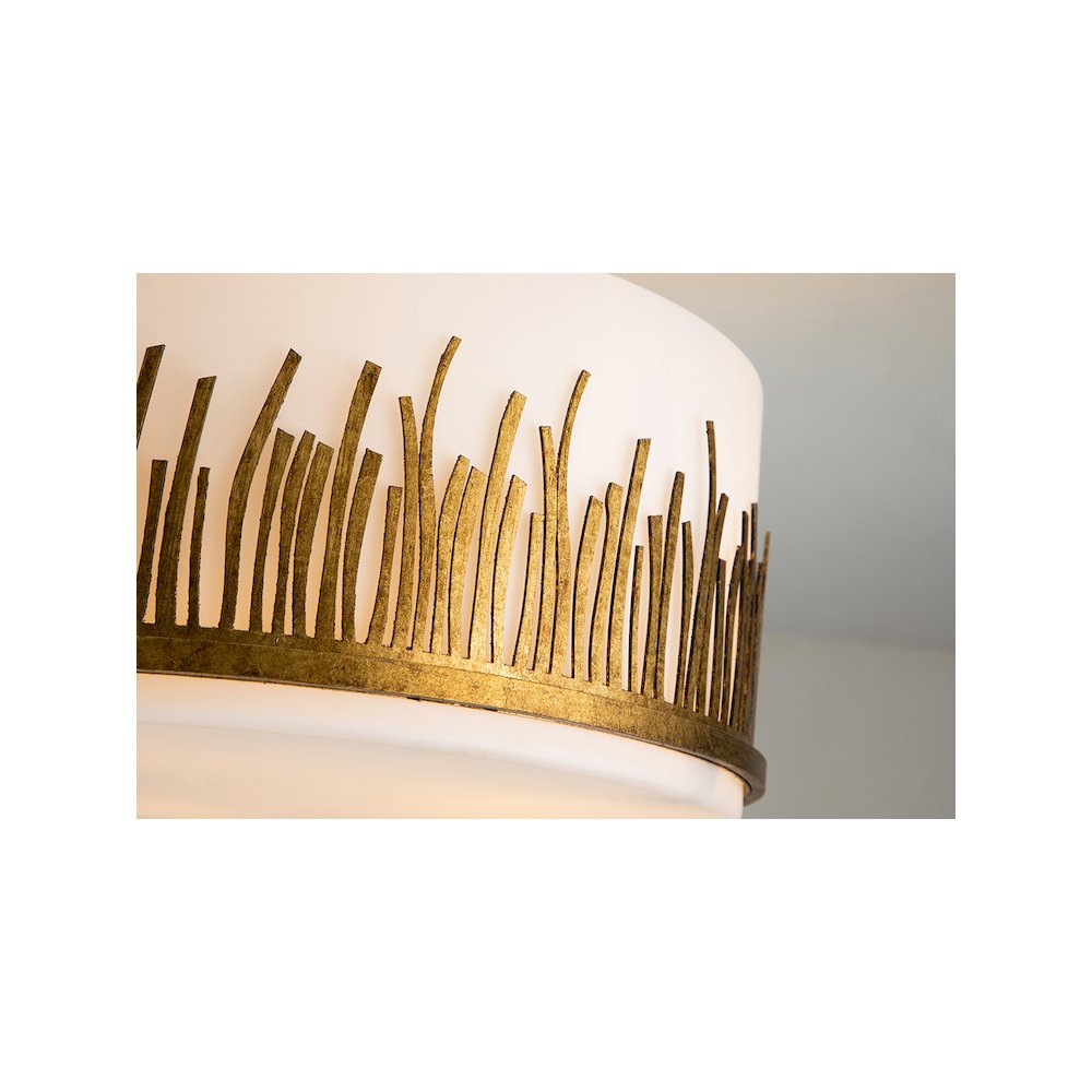 Sawgrass Semi-flush Light in Gold. Picture 3