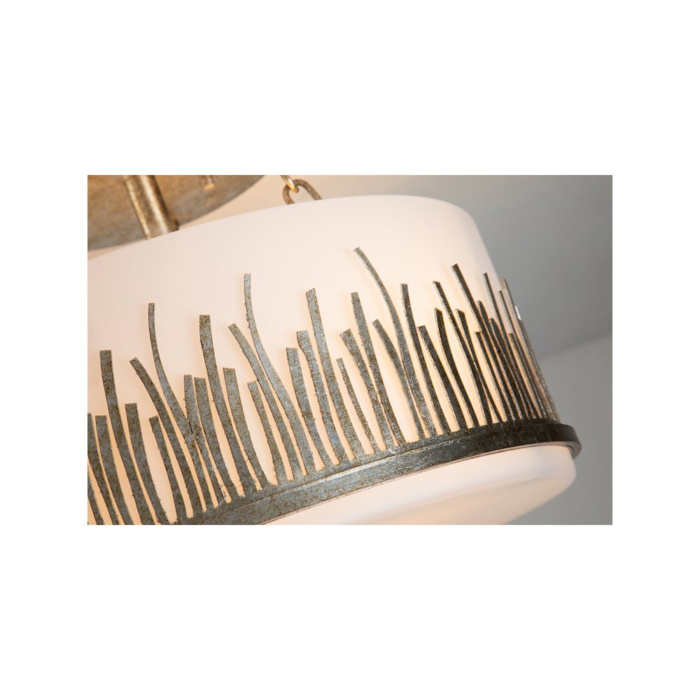 Sawgrass Semi-flush Light in Silver. Picture 4