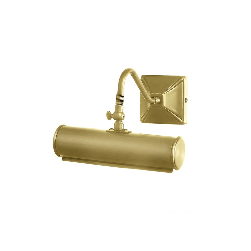 Leo 1 Light Small Picture Light in Aged Brass. Picture 1