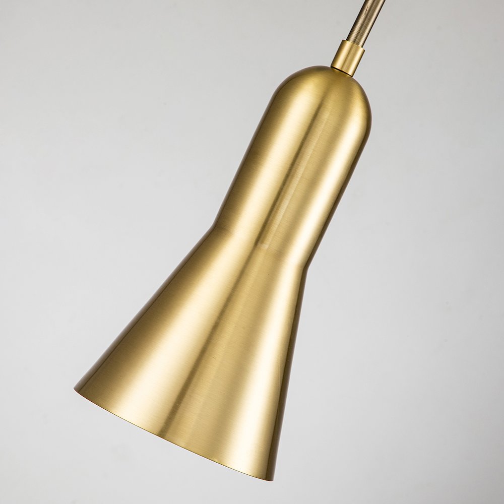 Bijou Small Aged Brass Pendant. Picture 3