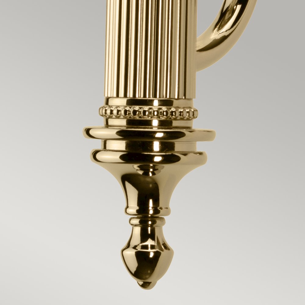 Carroll1 1 Light Bath Light in Polished Bronze. Picture 3