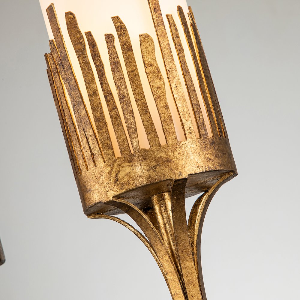 Nicholls Sconce in Gold Leaf. Picture 5