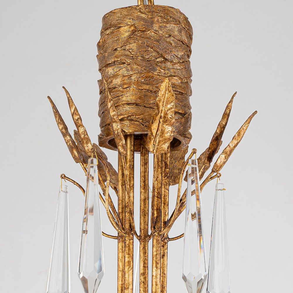 Palm d'Or 5 Light Chandelier. Picture 3