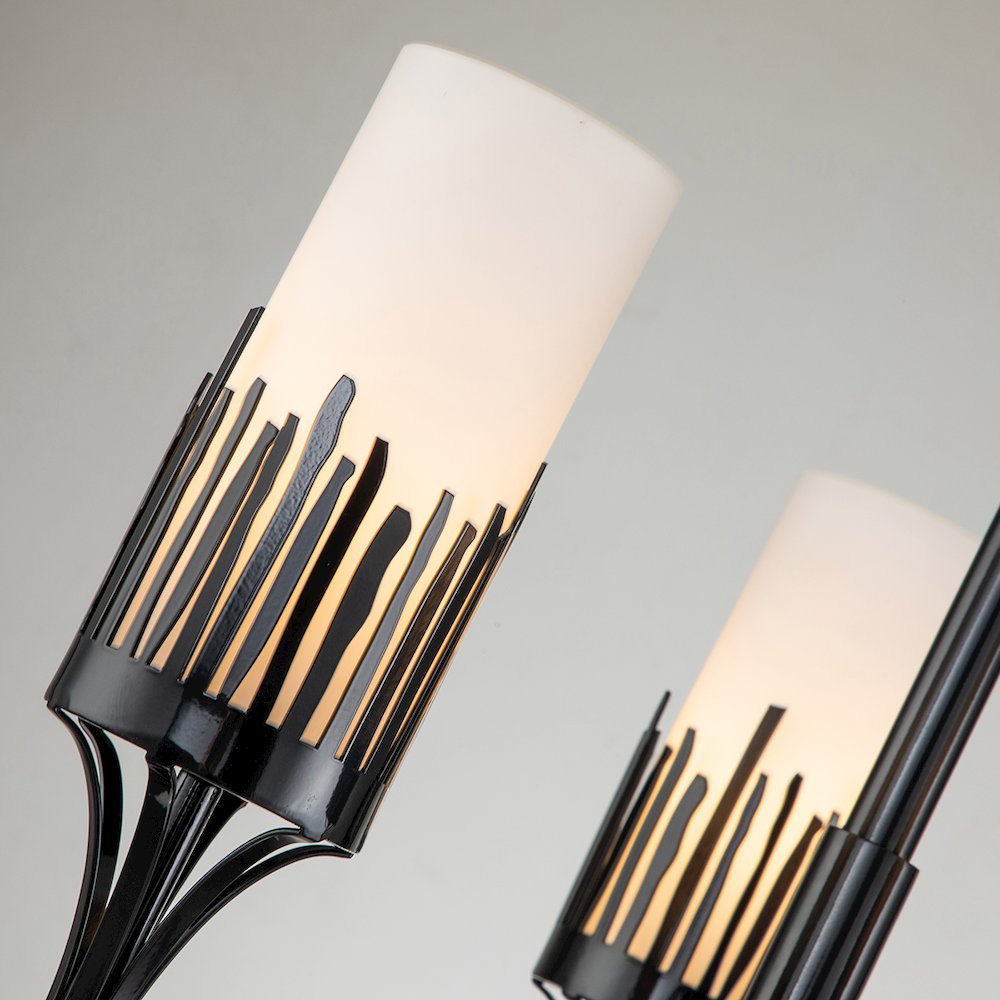 Sawgrass 3 Lt Chandelier in Black. Picture 5