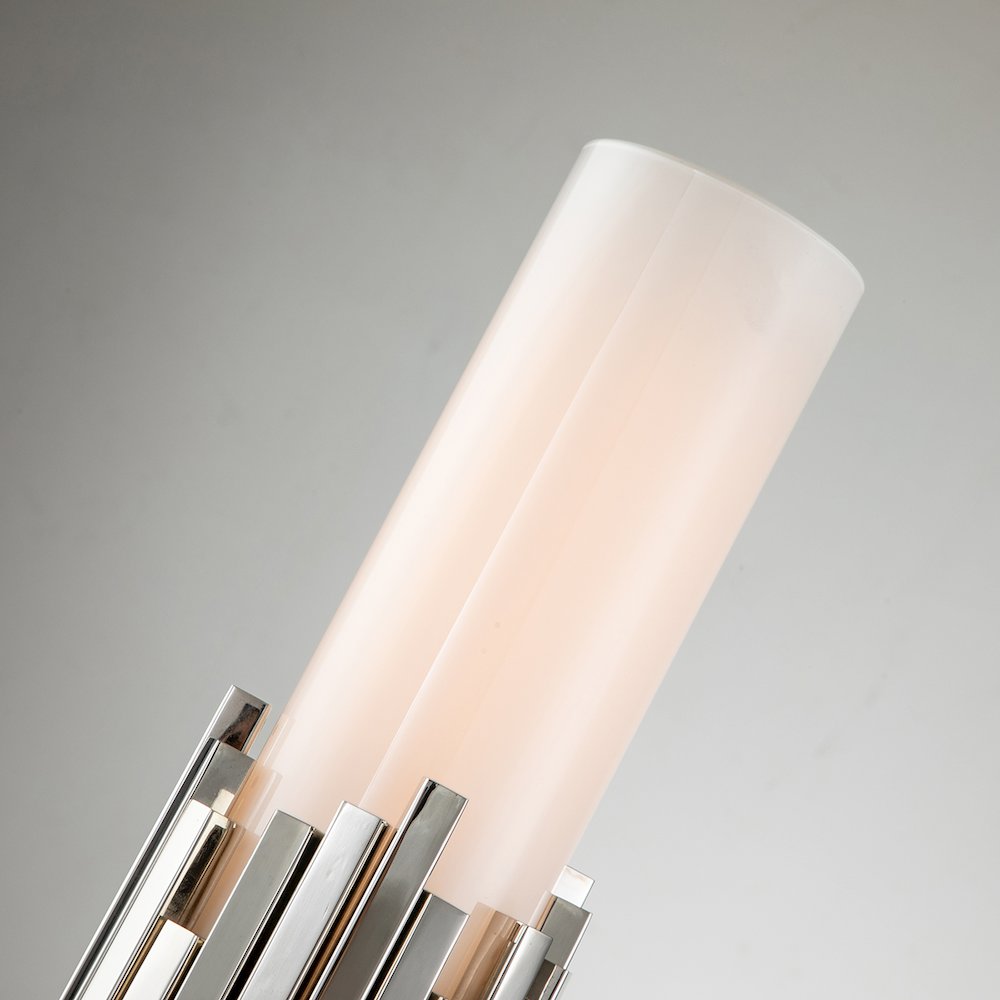 Marvel 1 Light Bath Light in Polished Nickel. Picture 2