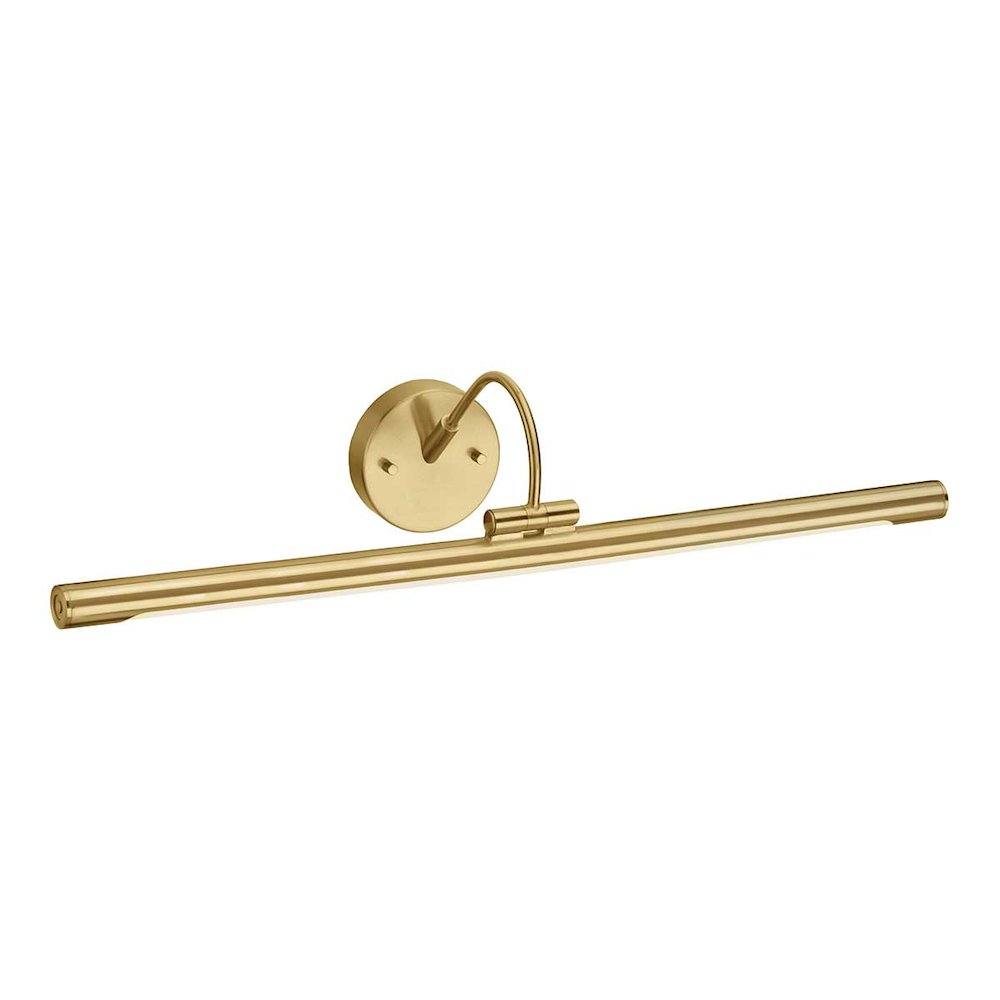 Alton Large LED Picture Light Brushed Brass. Picture 1