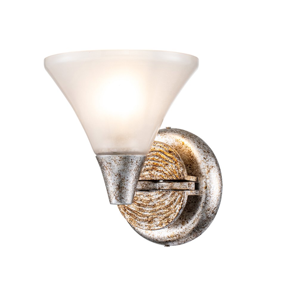 Lemoine 1 Light Bath Bar in Silver. Picture 1