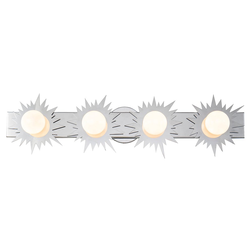 Soleil 4 Light Bath Vanity Silver Star In Polished Chrome. Picture 1