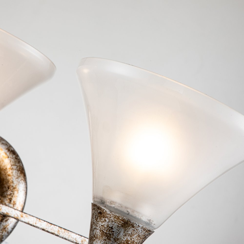 Lemoine 3 Light Bath Bar in Silver. Picture 2