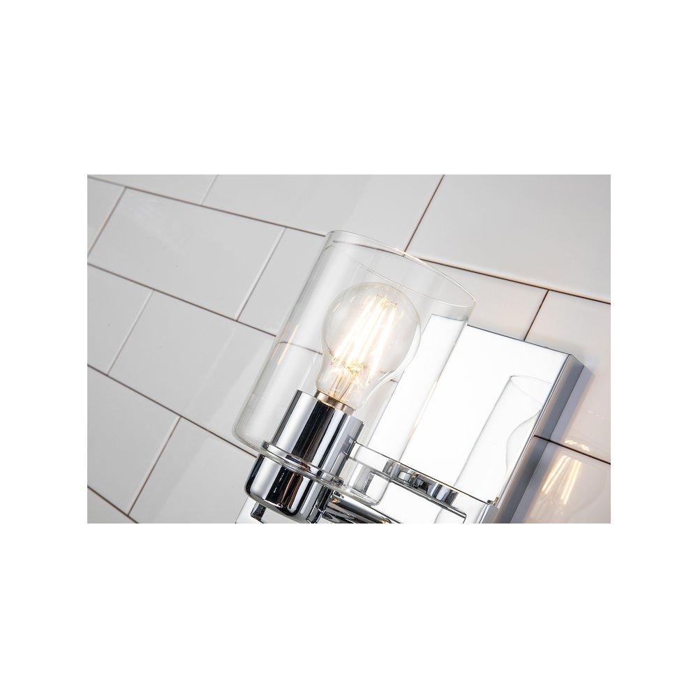 Estes 1 Light Wall Sconce In Polished Chrome. Picture 4