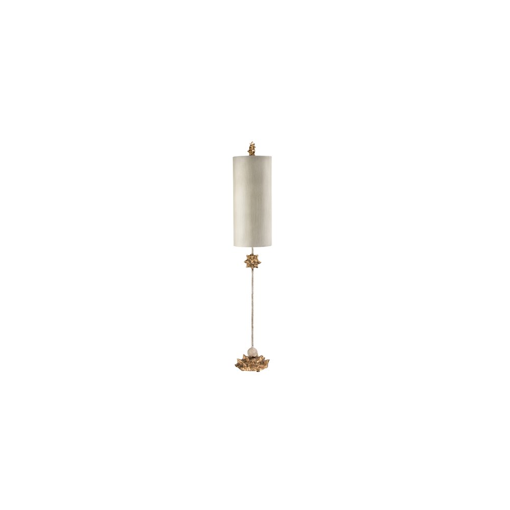 Nettle Tall Large Buffet Table Lamp Distressed Gold by Lucas Mckearn. Picture 1