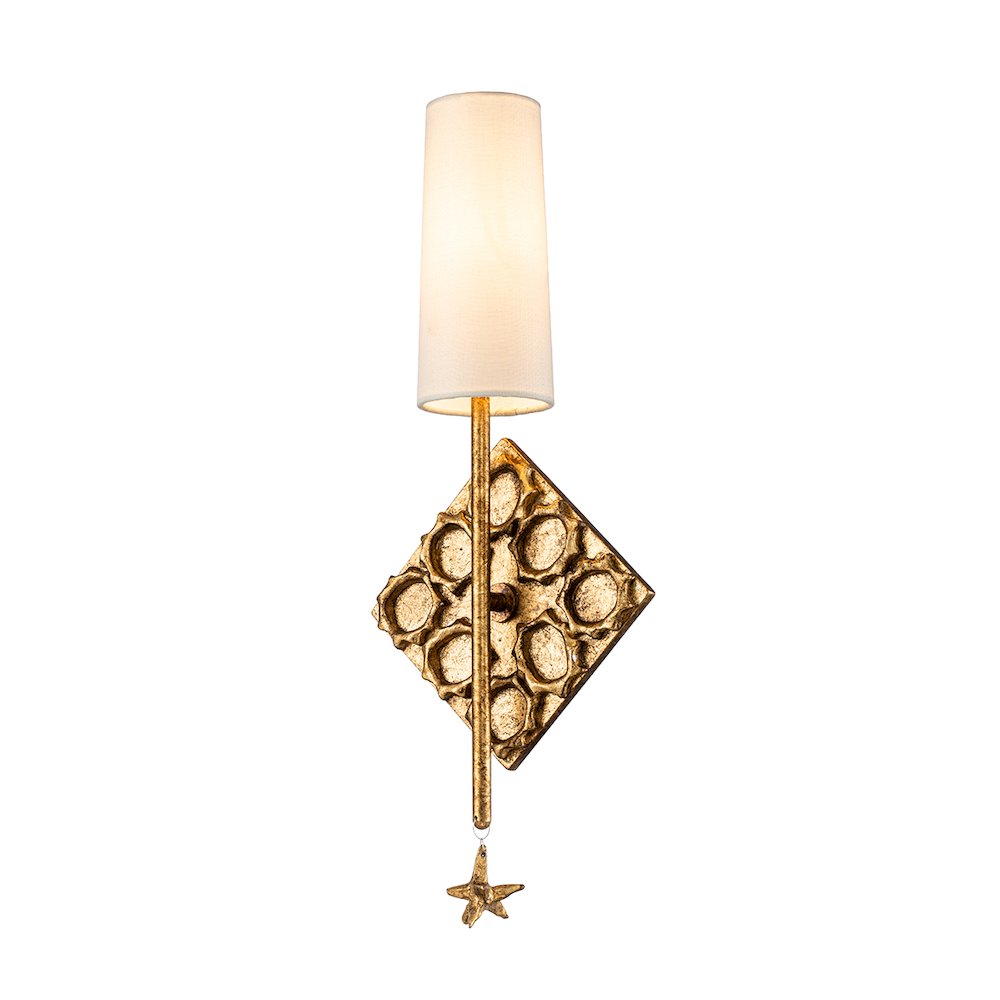 Star 1 Light Gold Sconce. Picture 1