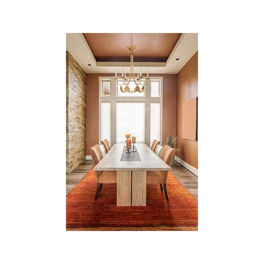 Sweet Olive French Rustic Metal and Crystal 6  Light Chandelier in Antiqued Gold. Picture 2