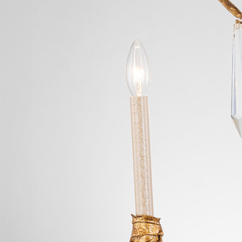 Palm d'Or 3 Light Chandelier. Picture 4
